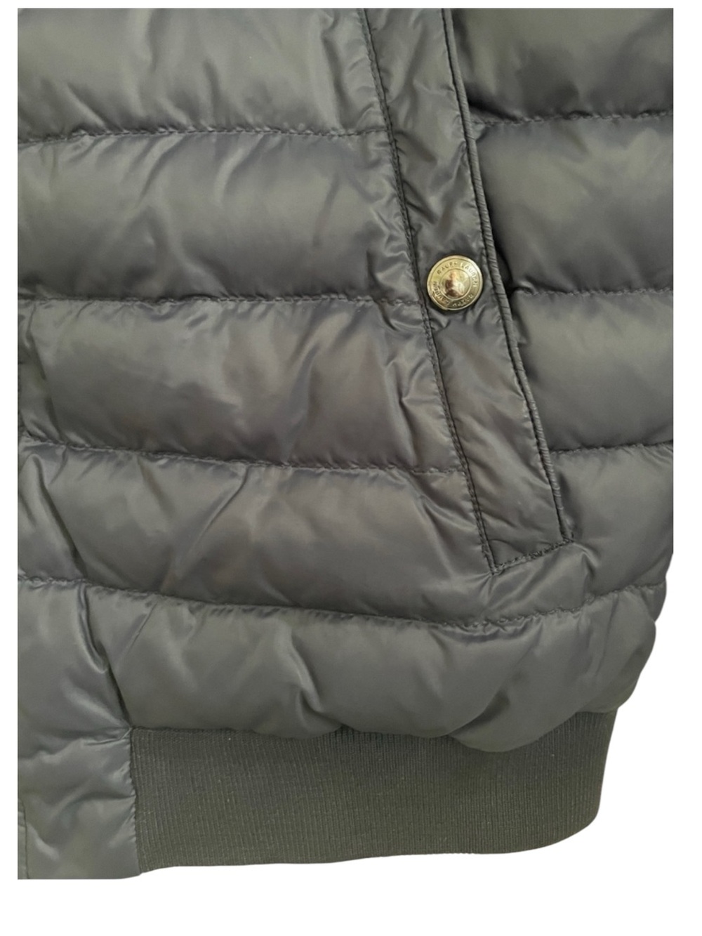 Polo by Ralph Lauren Vintage Navy Quilted Down Puffer Bomber Jacket* Unisex XS - Picture 4 of 16